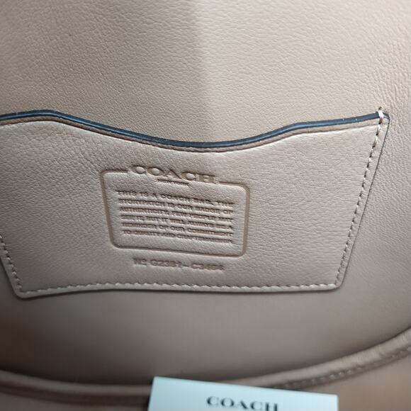 Coach Alie Signature Jacquard Ivory Chain Strap Crossbody Bag - NWT $550 - Picture 12 of 16